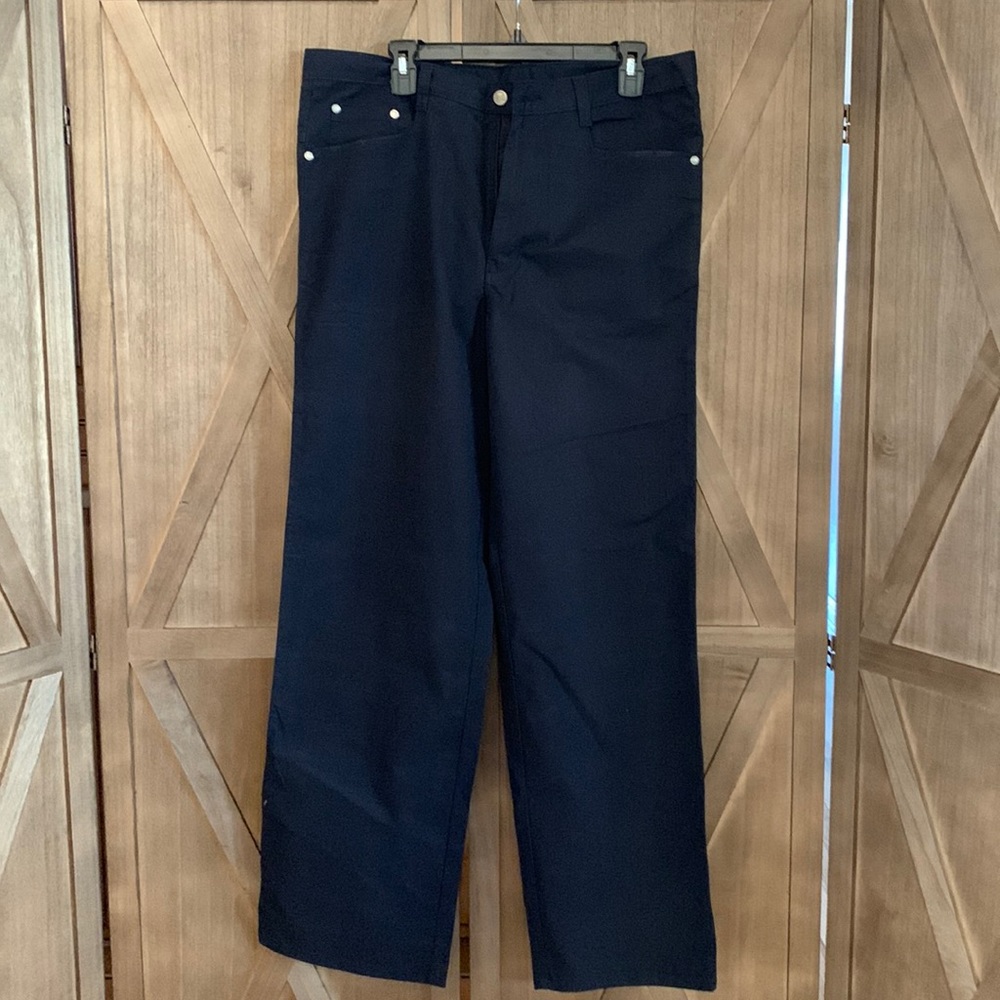 Mens Parker Navy Blue lightweight Functional Casual Pant 36x34